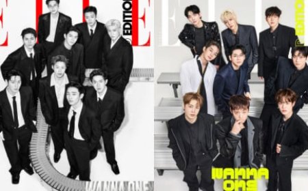 Wanna One Kembali Bersatu: Reuni 7 Tahun Setelah, Mewah di Cover Digital 'Elle'