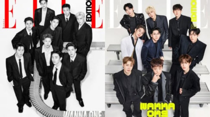 Wanna One Kembali Bersatu: Reuni 7 Tahun Setelah, Mewah di Cover Digital 'Elle'