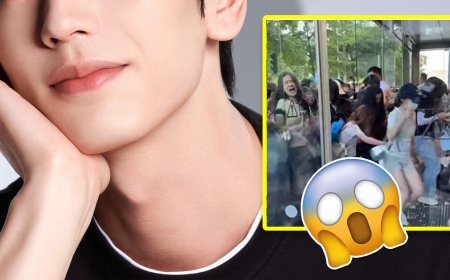 KDRAMA ALERT: Mall Jadi Zona Perang, Kaca Pecah Saat Fans Zhang Ling He Kepanasan Ngejar Idola
