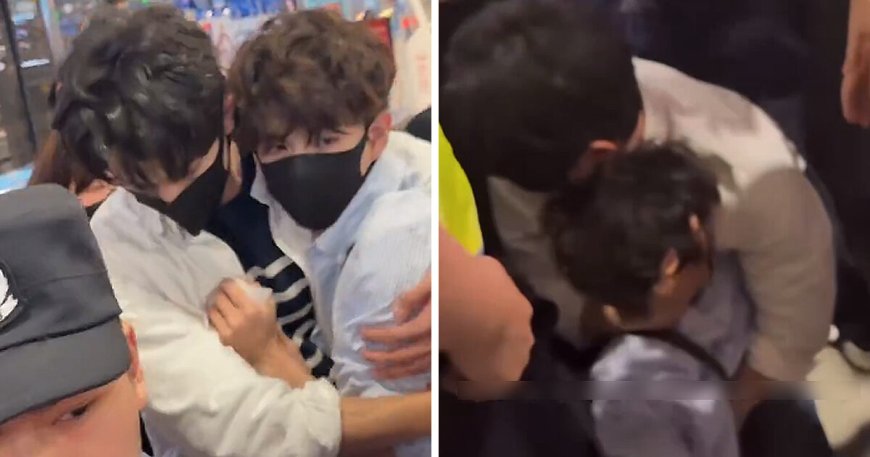 BL Actor Protects His Onscreen Lover From Airport Mobbing - Photo 1